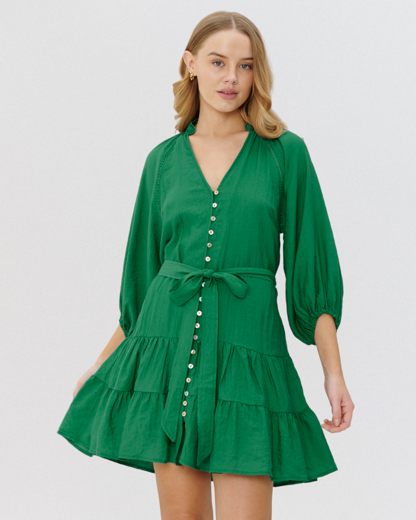dress green short Magnolia Short Dress – Jorè Collection
