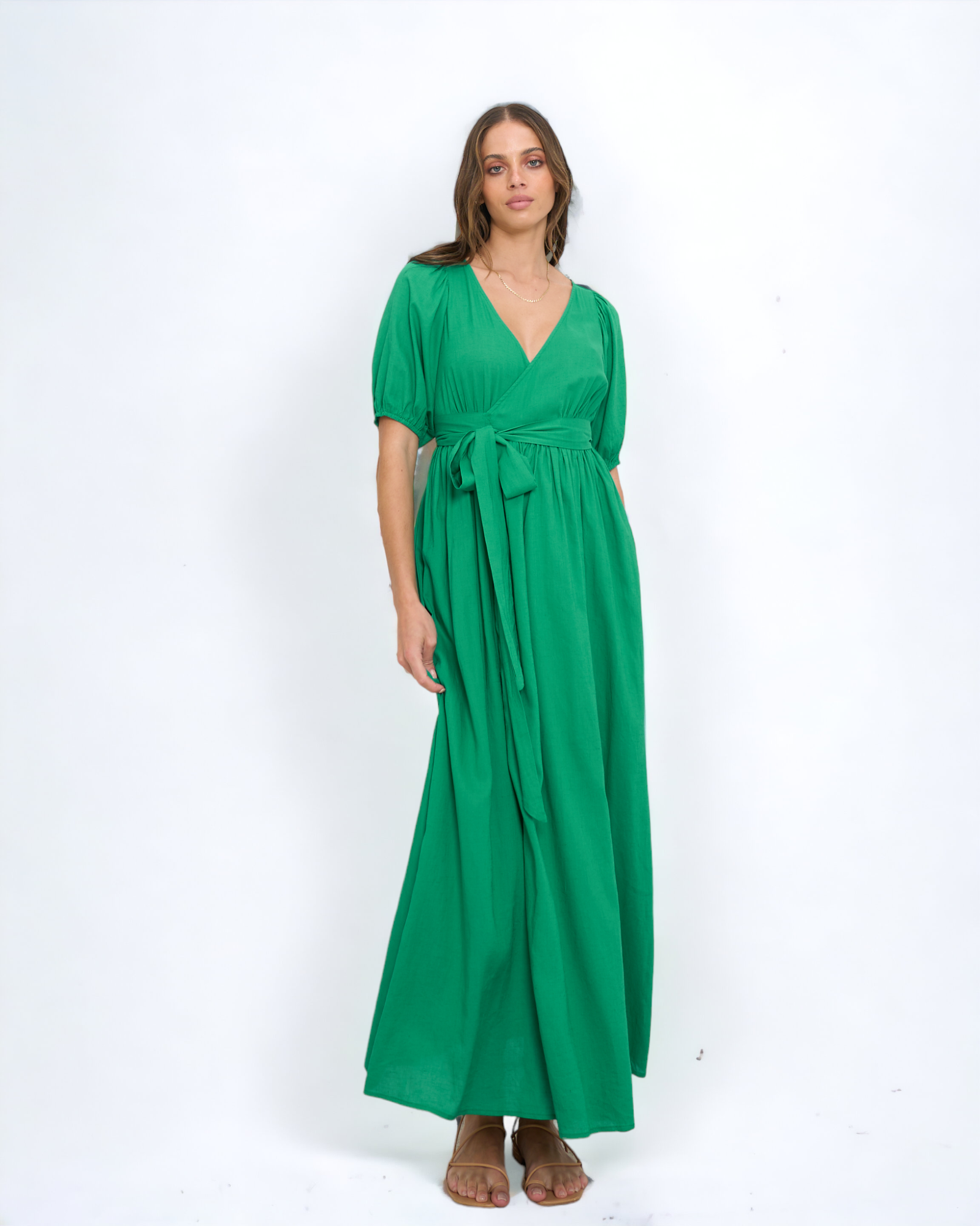 Lalorah Wrap Maxi Dress