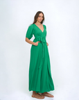 Lalorah Wrap Maxi Dress