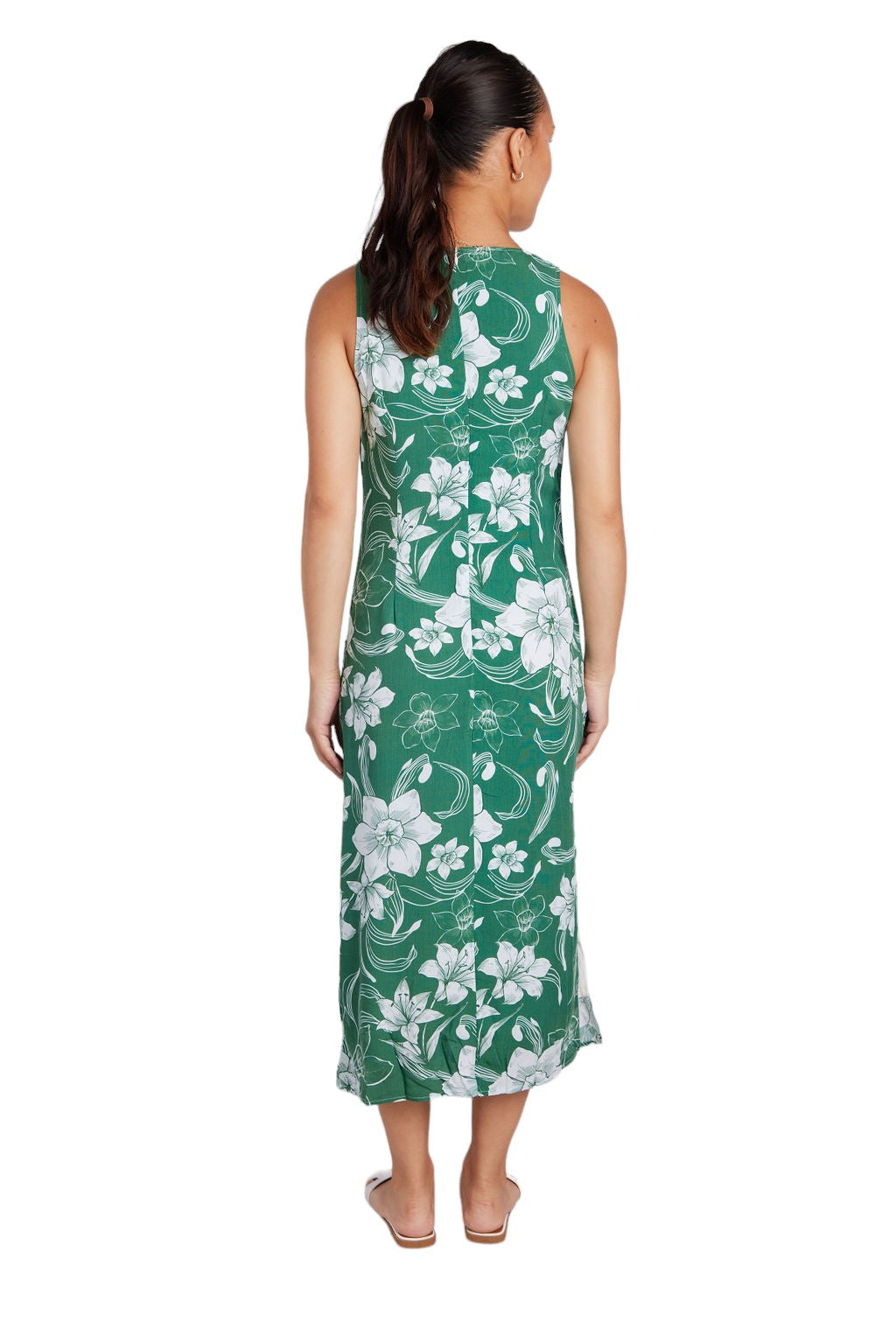 Hibiscus Bloom Sleeveless Dress