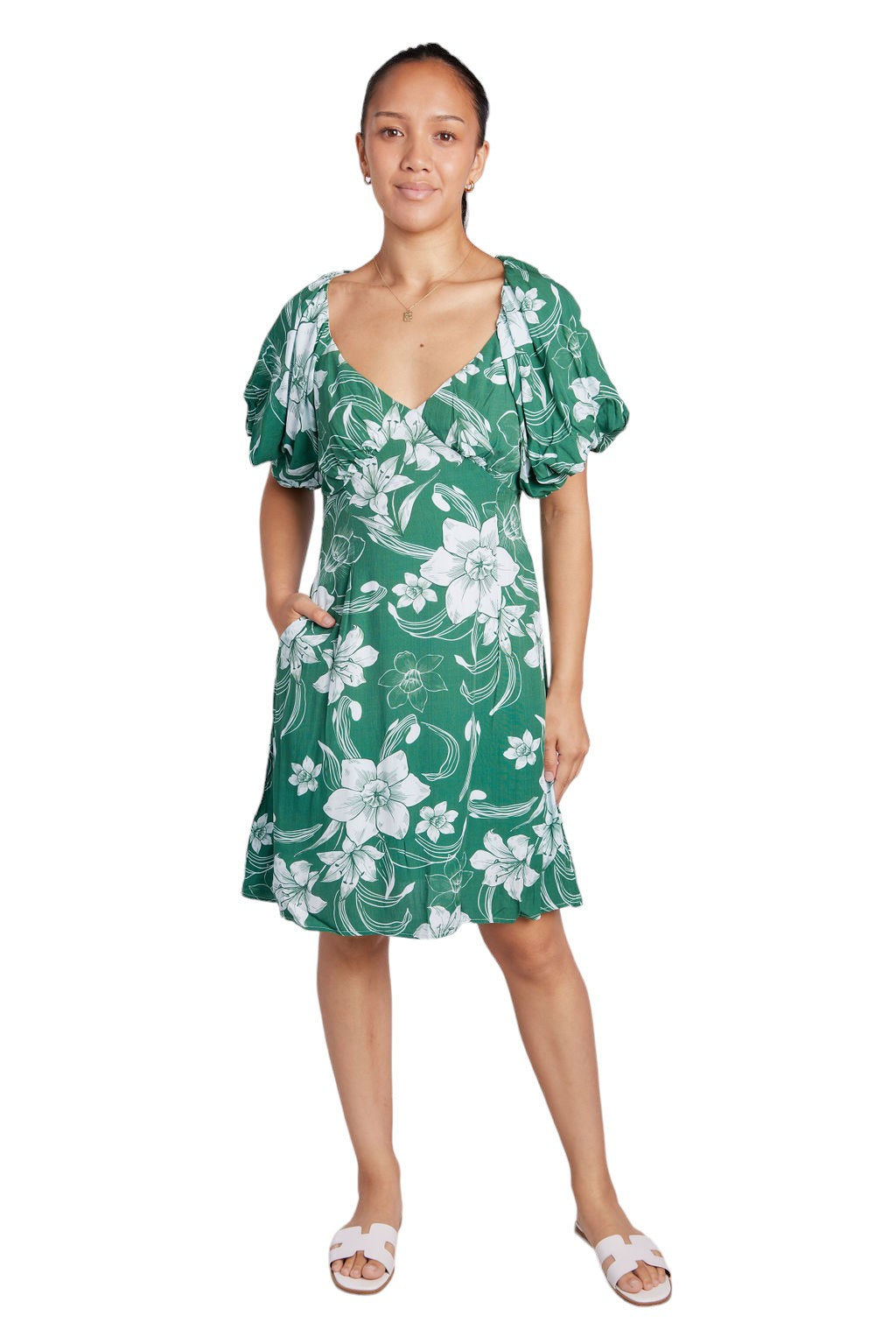 未開封新品8y ②Ibiza Dress roosa bloom print Hibiscus Bloom Short Dress – Jorè Collection