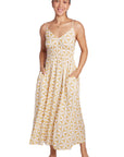 Pacific Flowers Maxi Dress