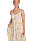 Pacific Flowers Maxi Dress