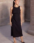 Luanne Midi with Side Cut Out