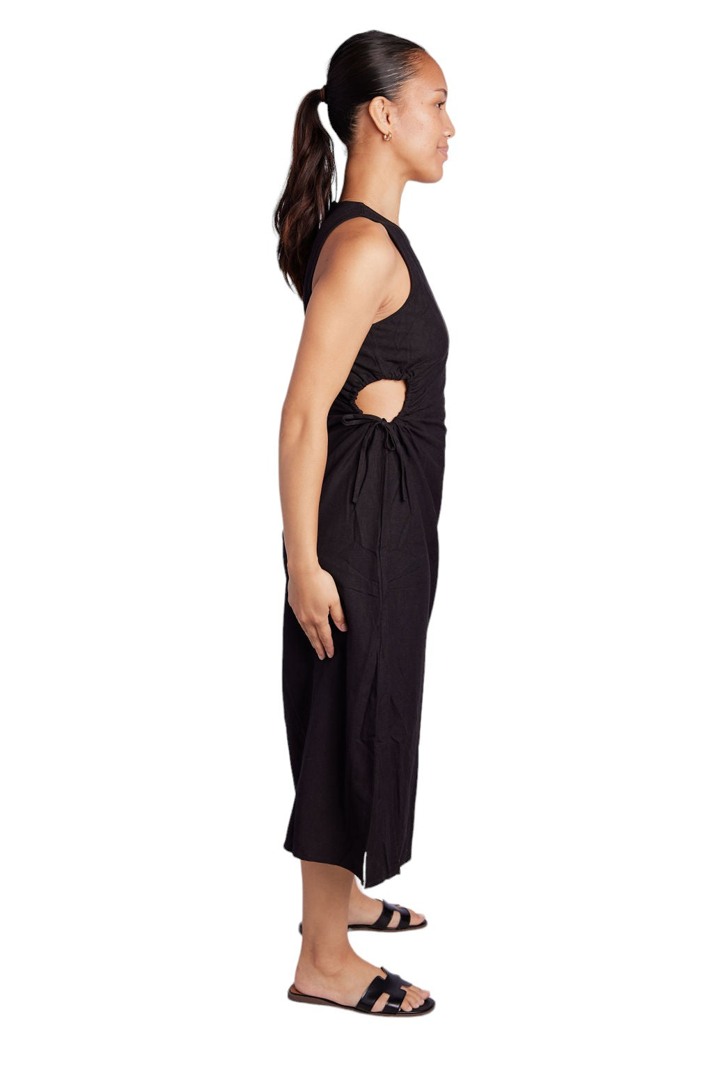 Luanne Midi with Side Cut Out