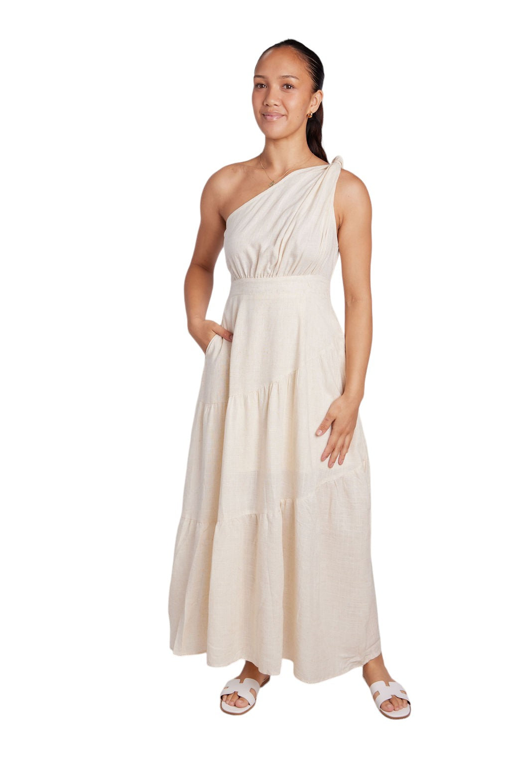 Aymna Off Shoulder Maxi Dress