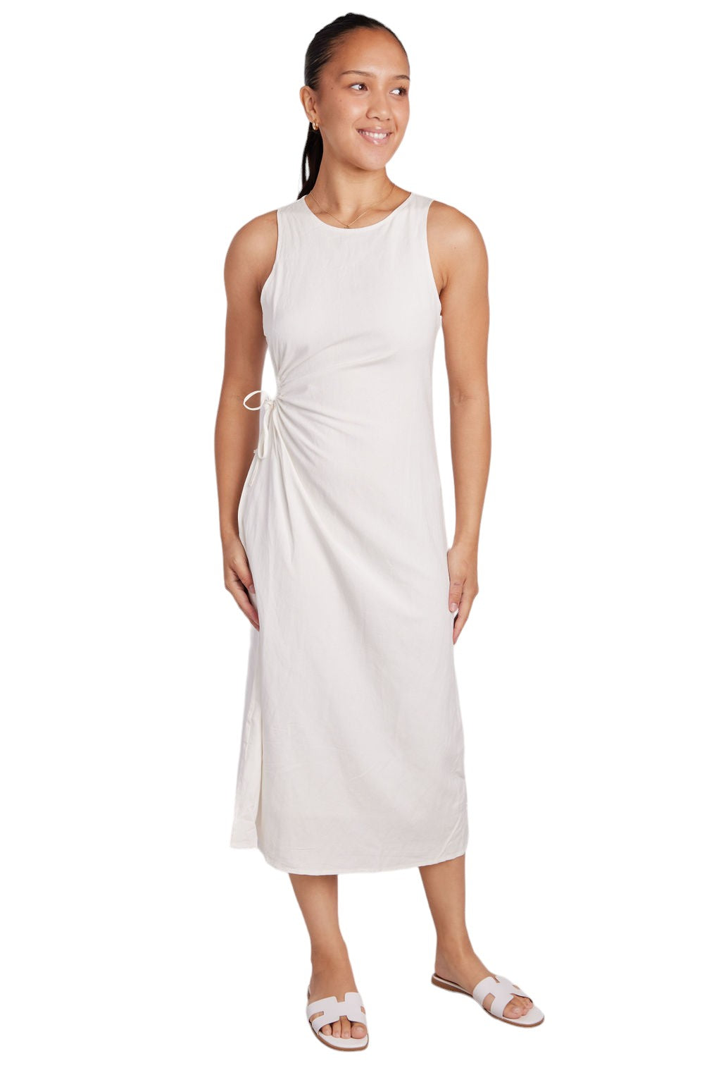 Luanne Midi with Side Cut Out