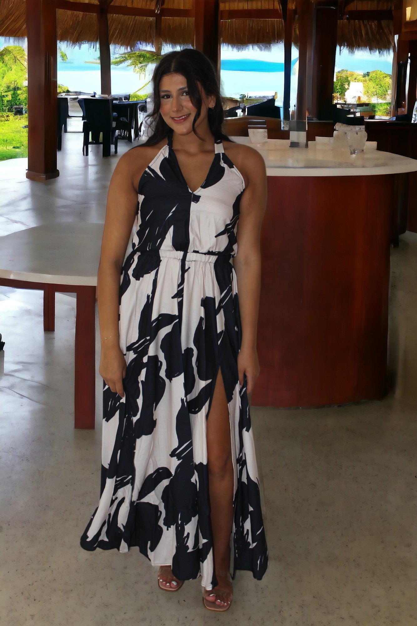 Glory Halter Neck Maxi Dress Pre Order