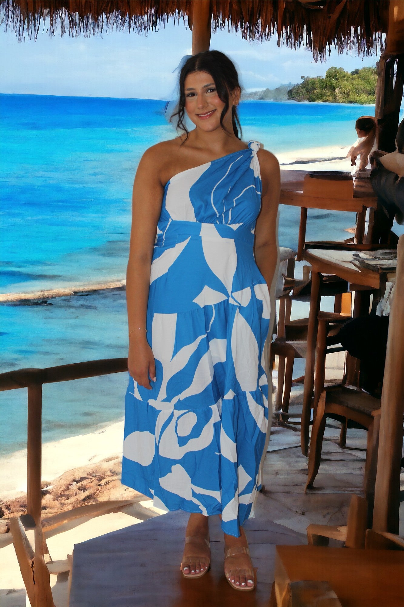 Aymna Off Shoulder Maxi Dress